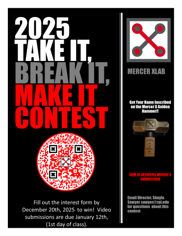Mercer XLab 2025 Take It, Break It, Make It Contest