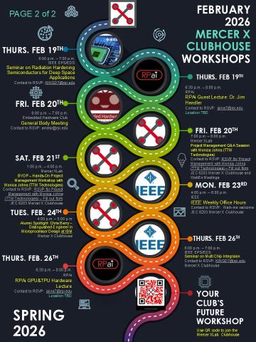 FEBRUARY Mercer X Clubhouse Workshops and Events