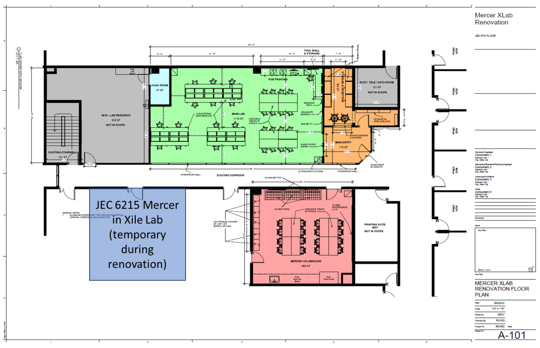 Mercer in Xile Location and Renovation Floor Plan