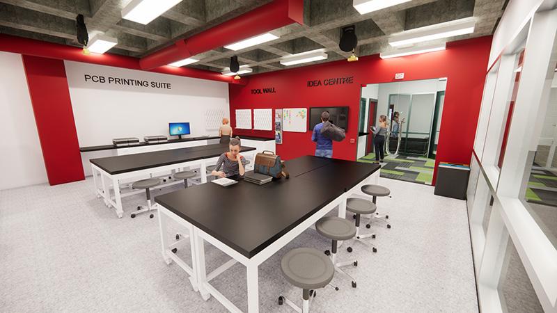 Mercer Xlab rendering of project space